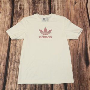 Adidas Trefoil Texture Color Changing Logo Short Sleeve T-Shirt Womens Size XS